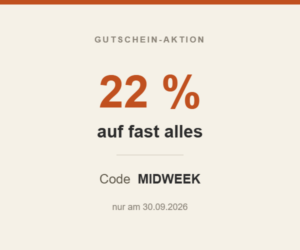 22 % Rabatt bei EMP am 30. September – Code MIDWEEK