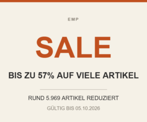 Sale bei EMP – reduzierte Mode und Fan-Merch bis 5. Oktober