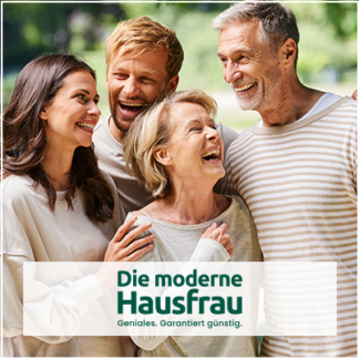 Die moderne Hausfrau Katalog 2026 – Titelseite mit Küchenhelfern, Haushaltswaren und Geschenkideen