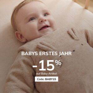 15 % auf Babyartikel bei Vertbaudet – Code BABY15