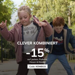 15 % auf Jacken, Pullover, Hosen & Kleider bei Vertbaudet – Code KOMBI15