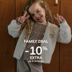 10 % Extra-Rabatt auf Family Days bei Vertbaudet – ab 4 Artikeln