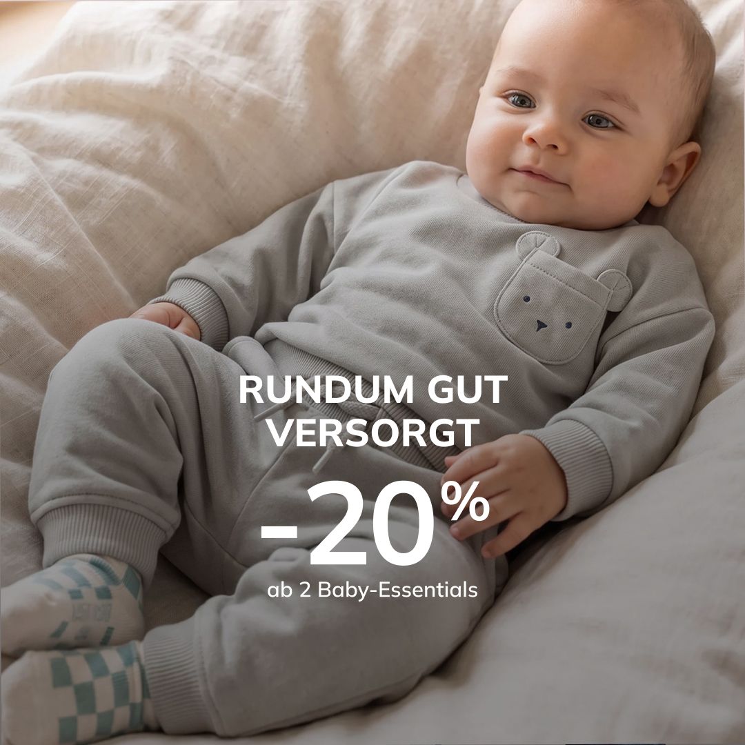 Vertbaudet Baby-Essentials-Aktion – 20 % Rabatt ab 2 Artikeln